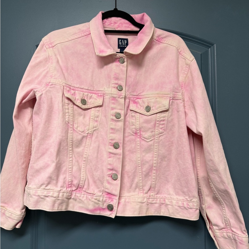GAP Women's Light Pink Jean Jacket